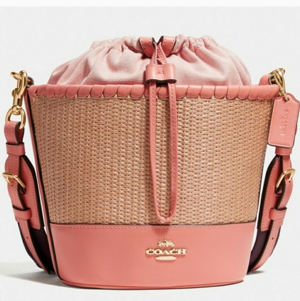New Authentic Coach Bucket Hand Bag